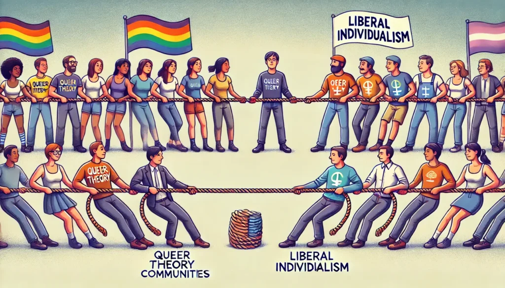 queer left vs liberals