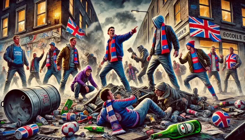 antifa and European football hooligans